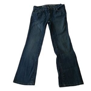 Mossimo Supply Co. Bootcut Jeans Girls Size 16 Distressed Blue Denim